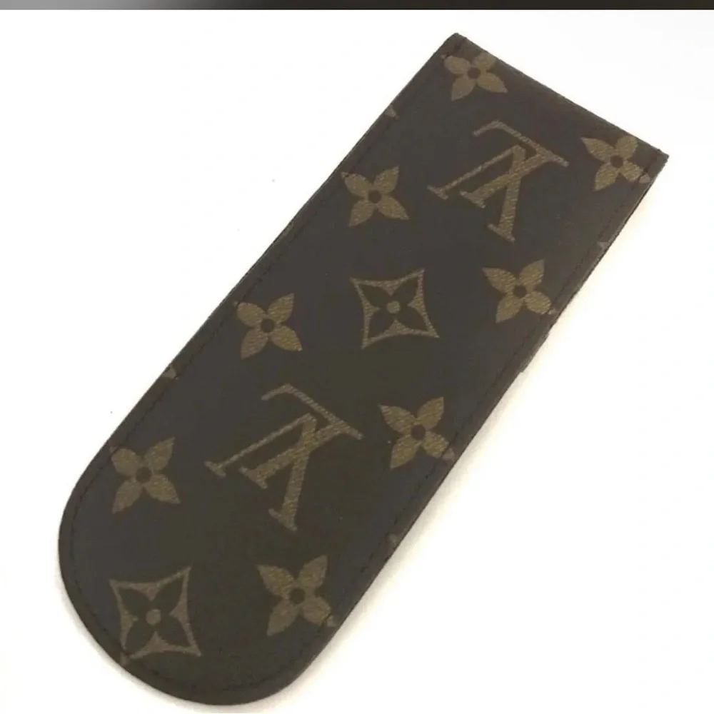 Louis Vuitton Pen Case Stylos Monogram Canvas Etui Brown LV - Picture 5 of 5